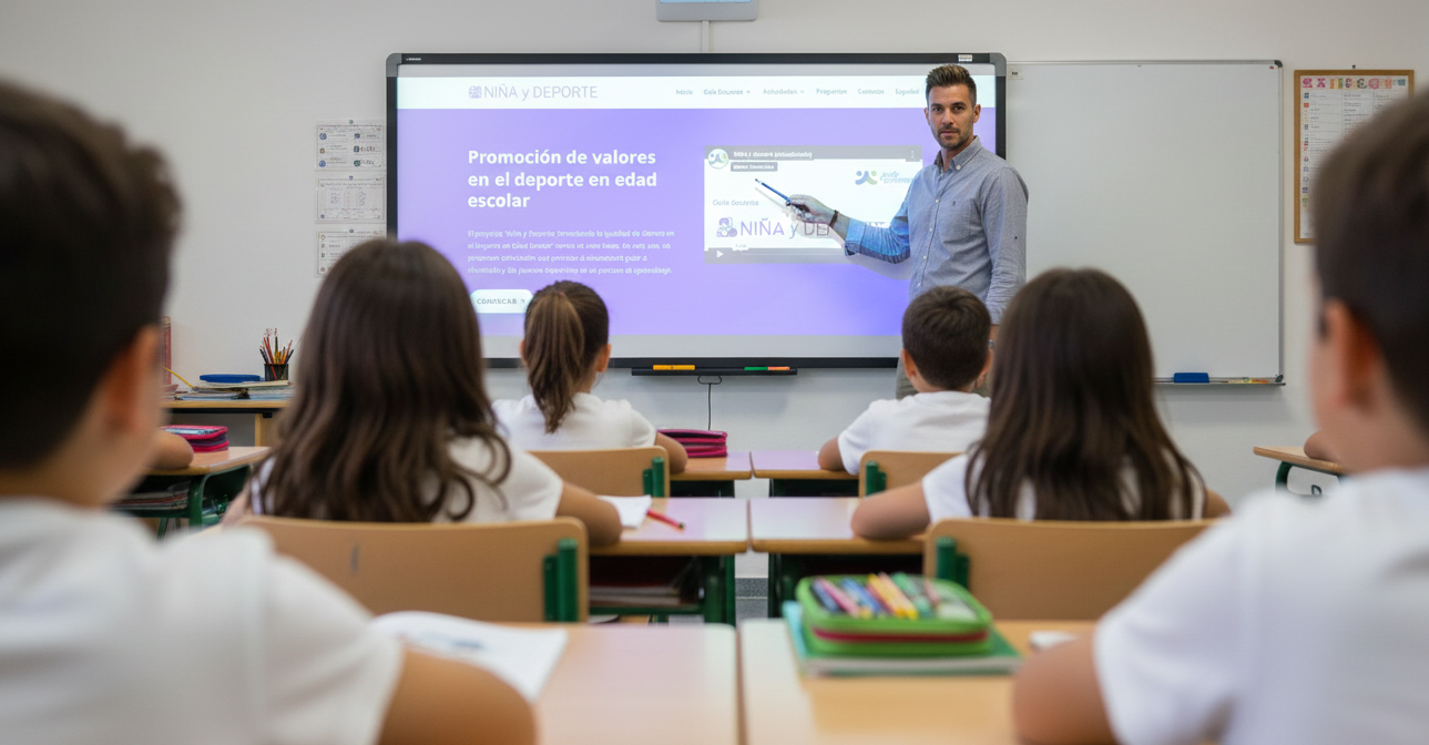 Niña y Deporte - Evento de igualdad